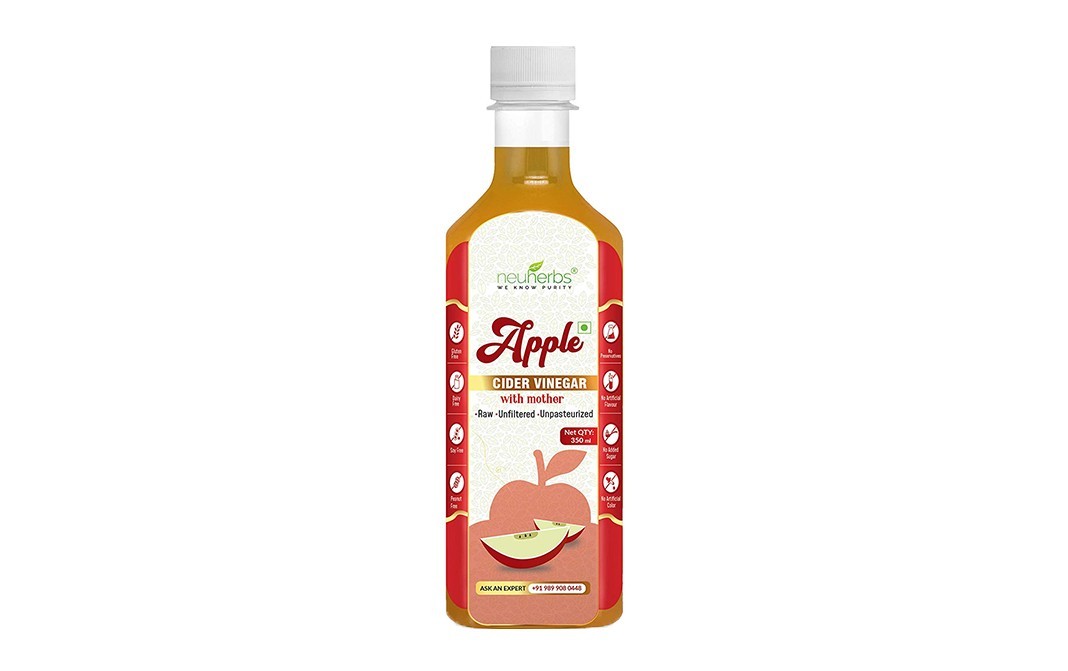 Neuherbs organic Apple Cider Vinegar With mother Raw-Unfiltered-Unpasteurized   Pack  350 grams